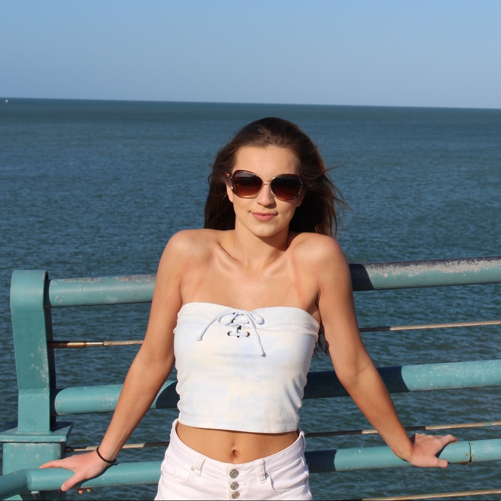 Tie dye crop top